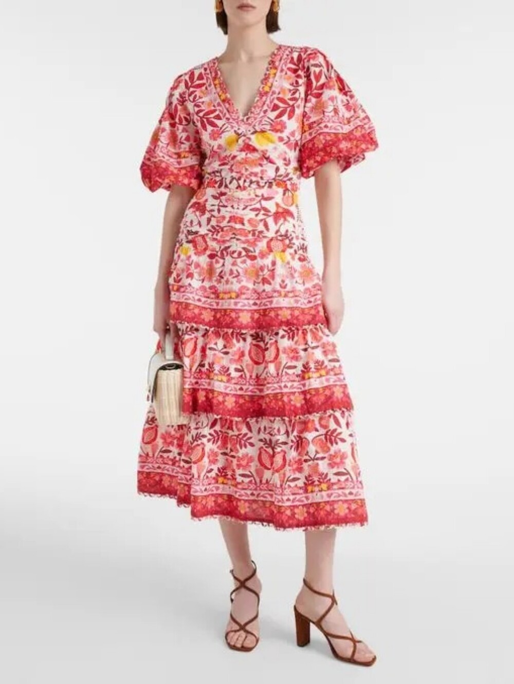 Farm Rio Romantic Orchard midi dress - Picture 1 of 8
